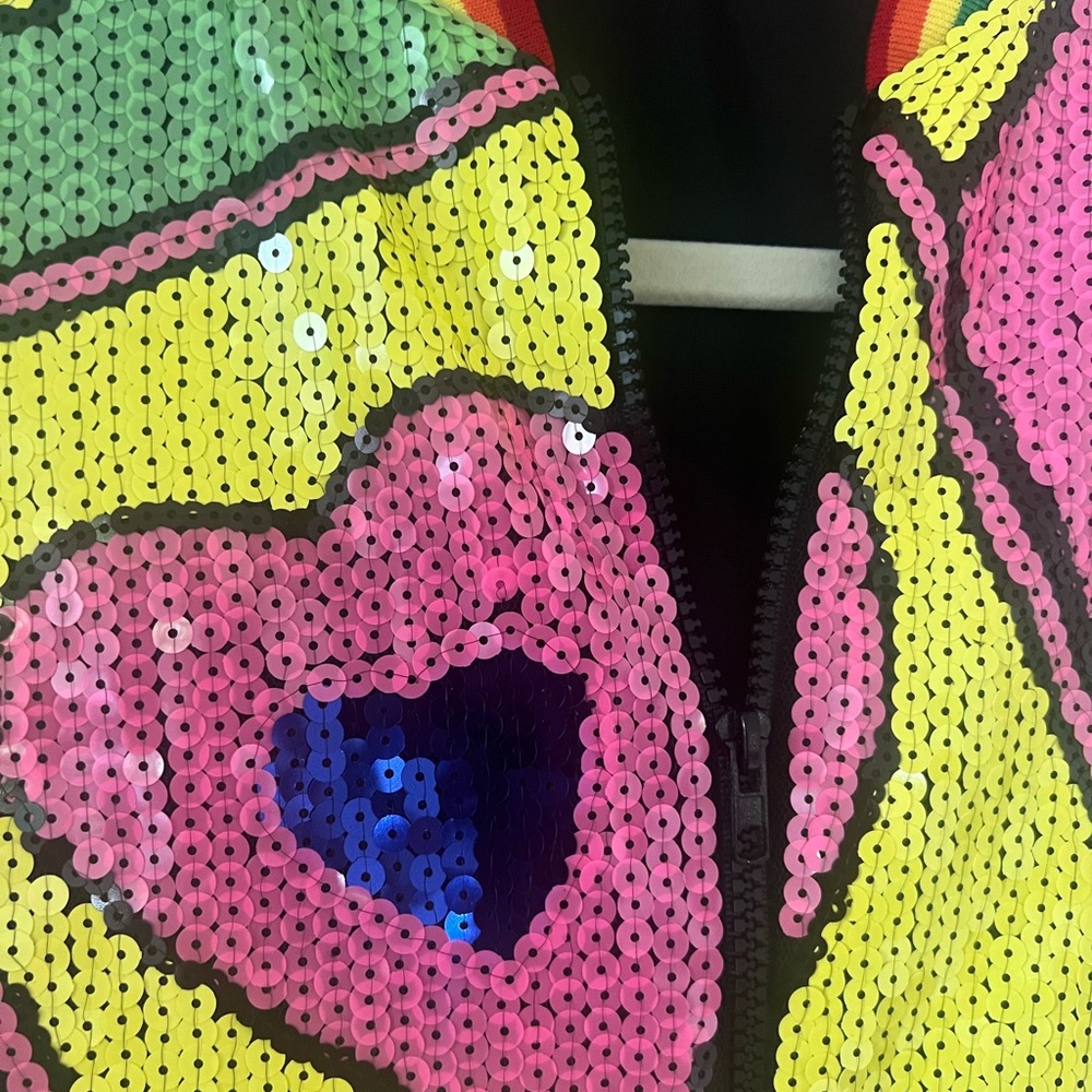 80’s Inspired Sequin Jacket - Picture 2 of 6